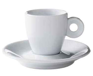 Coffee cup and saucer - Linea Circle rental in Milan Italy
